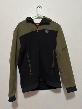 Men's Dynafit Black & Olive Hybrid Softshell Jacket